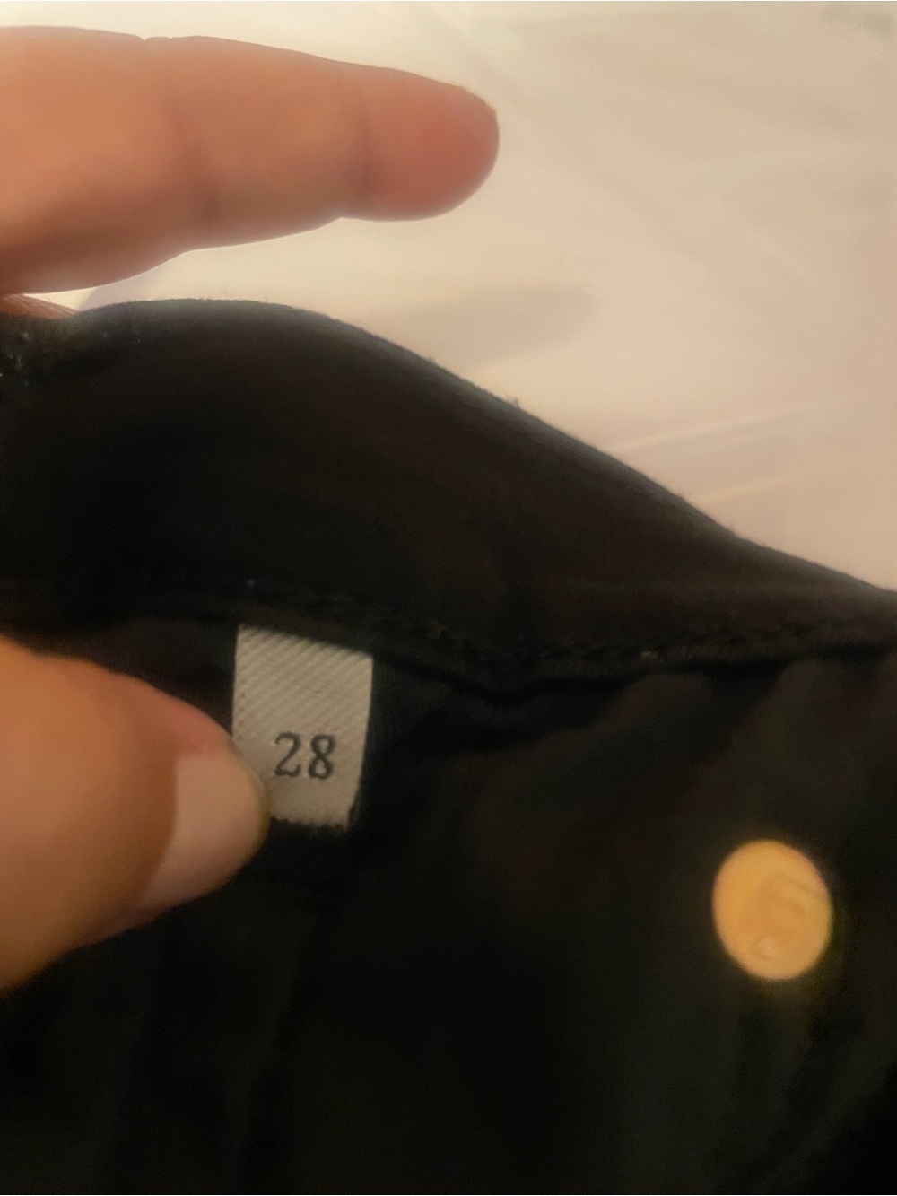 7 For All Mankind Black Bootcut Jeans - Flared Hem - Picture 7 of 7